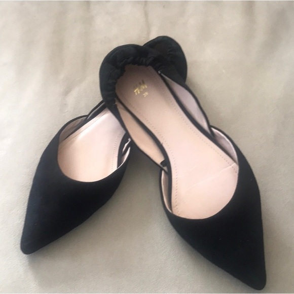 H&M Size 8 black pointed casual shoe - Picture 2 of 4